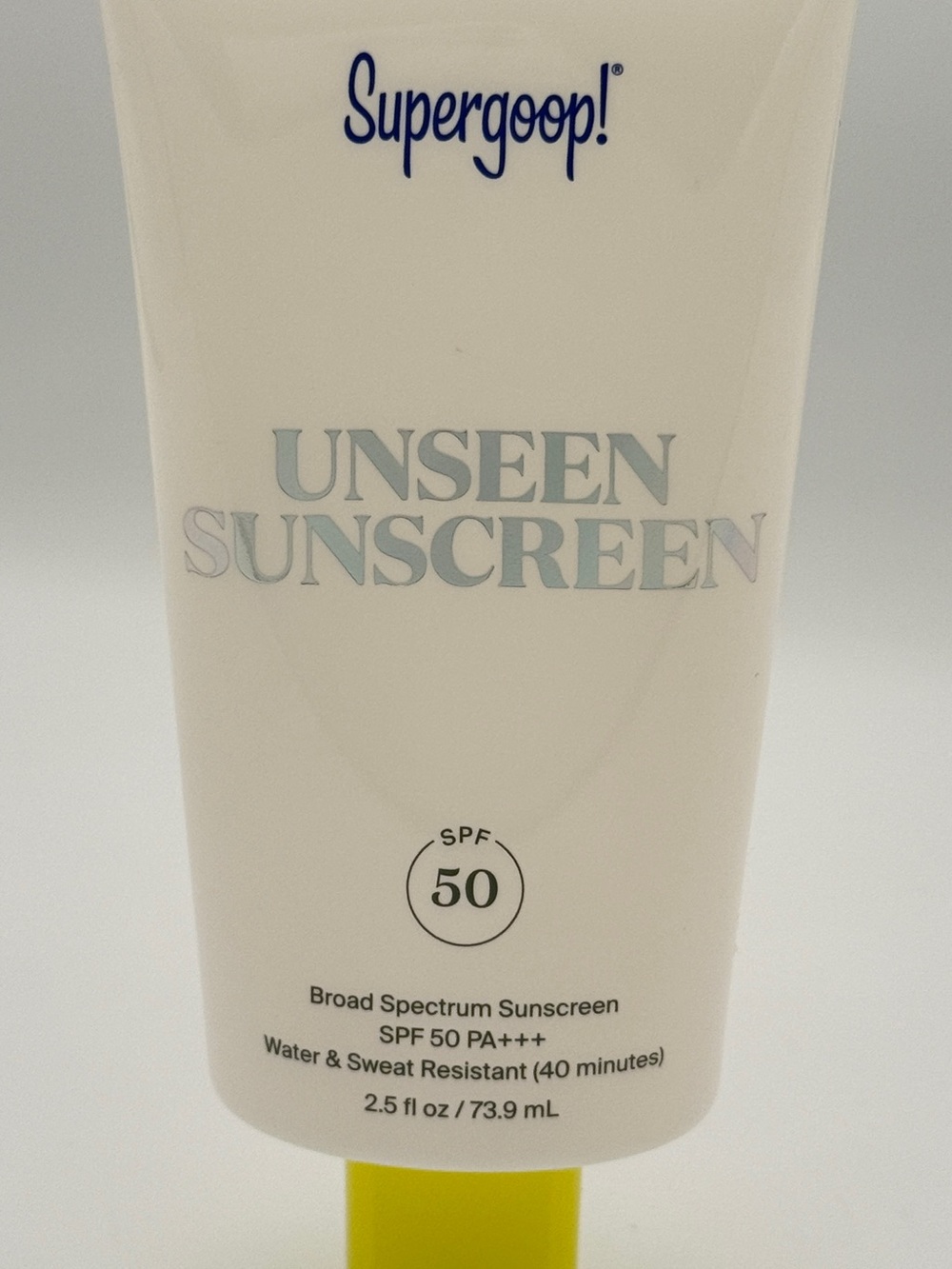 Supergoop! Unseen Sunscreen SPF 50 - 2.5 oz jumbo size exp-2028 NB